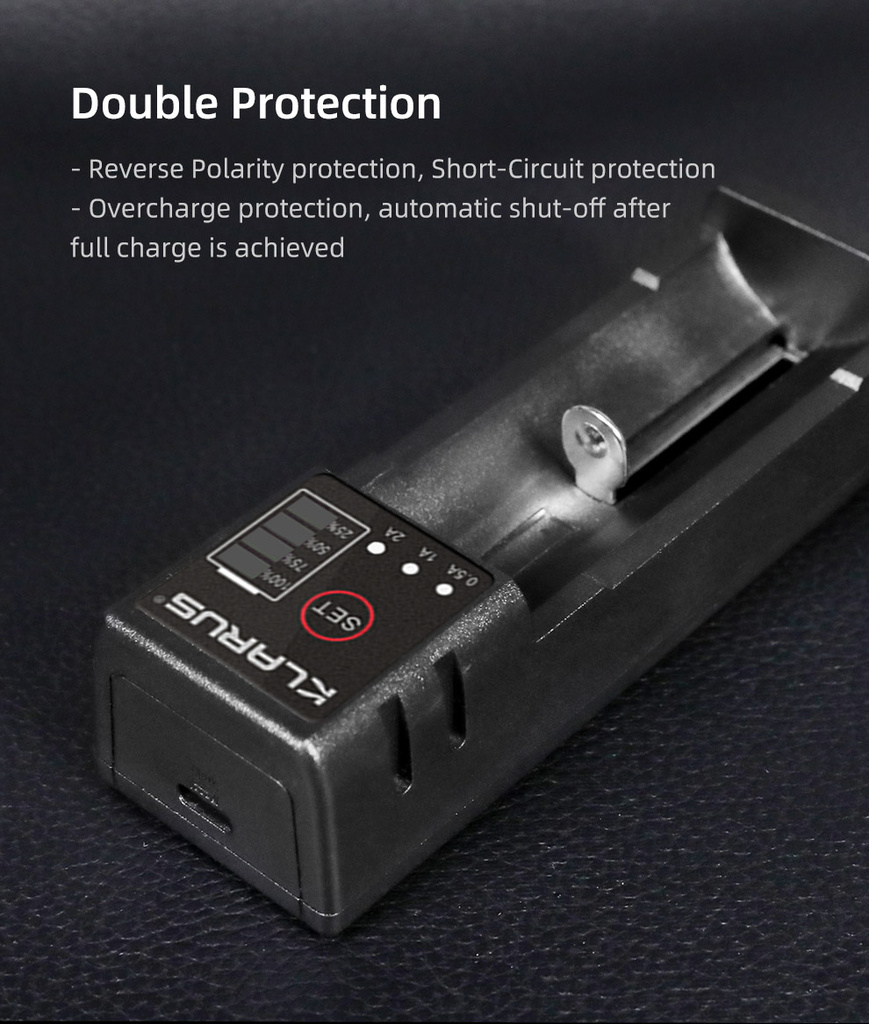 ΦΟΡΤΙΣΤΗΣ ΜΠΑΤΑΡΙΩΝ KLARUS K1 PRO